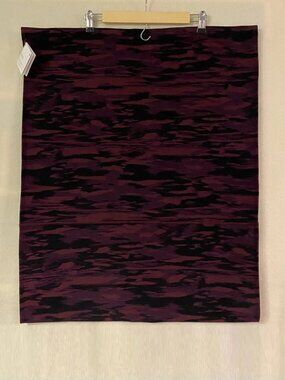 NWT Lululemon Vinyasa Painted Animal Bordeaux Drama Black camo infinity scarf